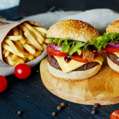 Meal Box - Hamburger & Fries Meal Serves 8