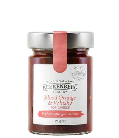 Beerenberg Blood Orange & Whisky For Cheese 190g