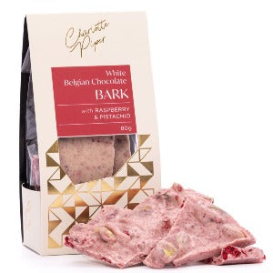 Charlotte Piper White Chocolate Raspberry & Pistachio 80g