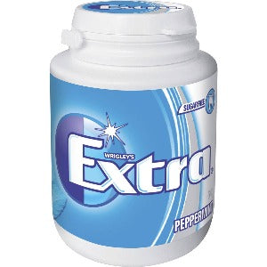 Extra Peppermint Sugar Free Chewing Gum Bottle 64g