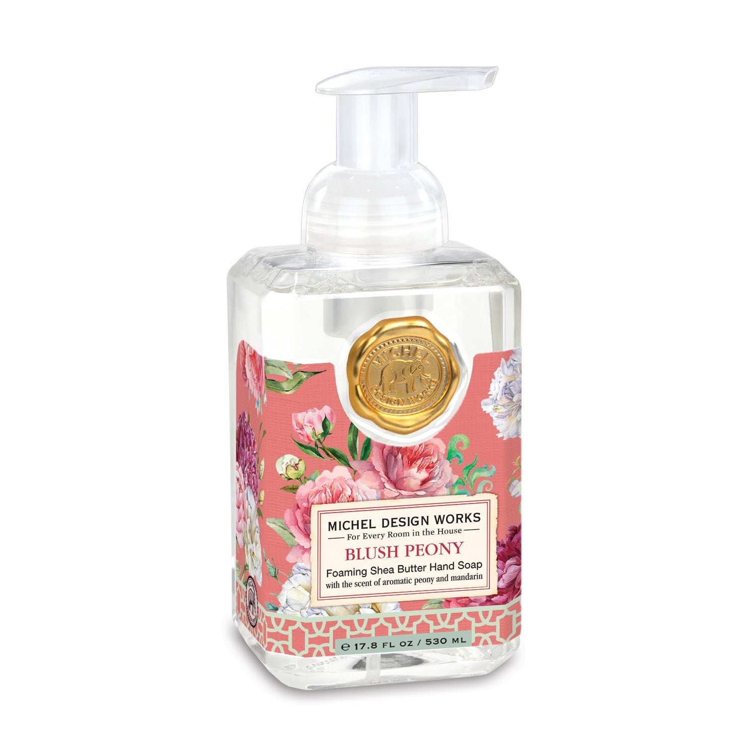 Michel Design Blush Peony Foaming Hand Soap 530ml