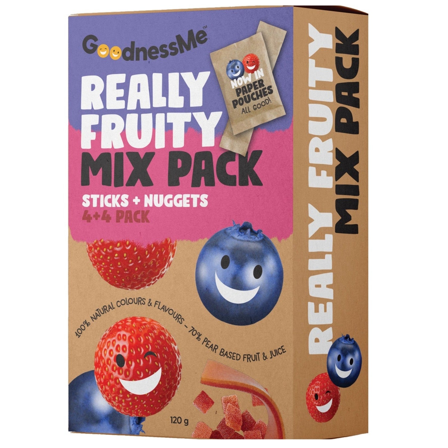 Goodness Me Really Fruit Nuggets & Stick Mix 8 Pack