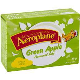 Aeroplane Jelly Green Apple Flavour 85g