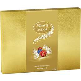 Lindt Lindor Chocolate Balls Assorted Box 235g