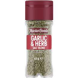 Masterfoods Garlic & Herb Salt 62g