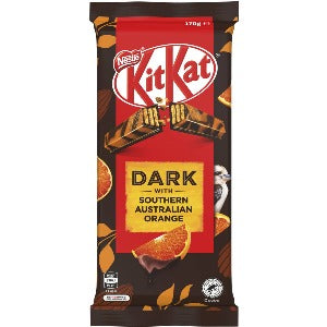 Nestle Kit Kat Dark With Southern Australian Orange Block 170g