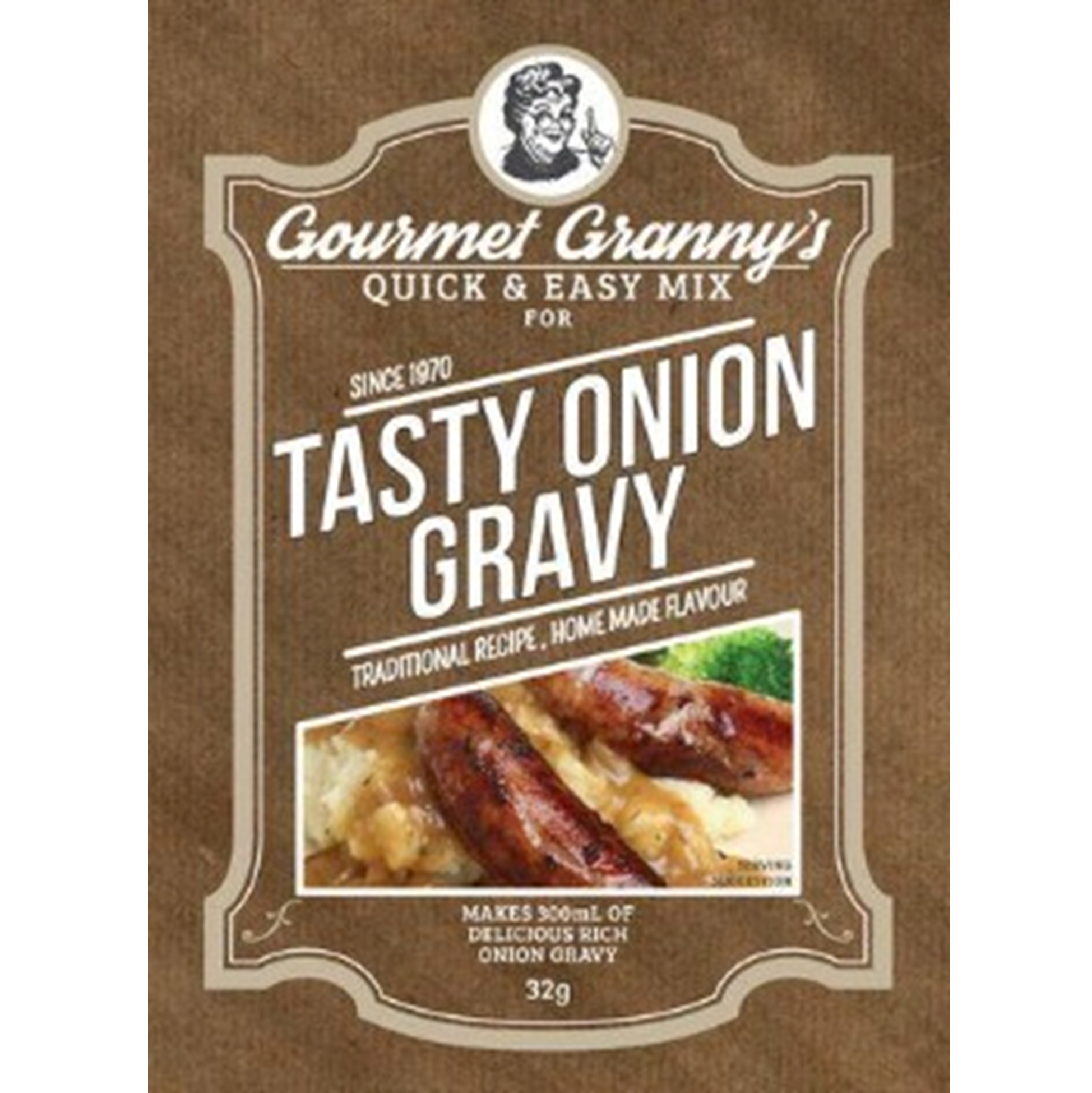 Gourmet Granny's Tasty Onion Gravy  Mix 32g