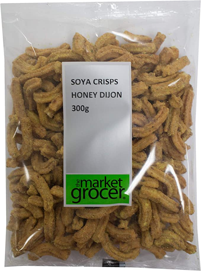 The Market Grocer Soya Crisps Honey Dijon 300g