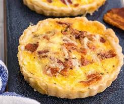 C&Co Bacon & Cheese Savoury Quiche Single Serve