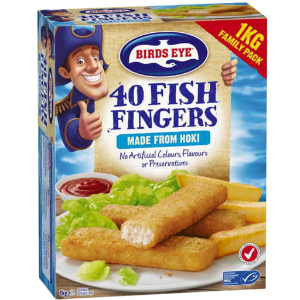 Birds Eye Frozen Fish Fingers 40pk 1kg