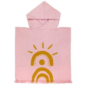 Sunnylife Beach Poncho Desert Palms Powder Pink