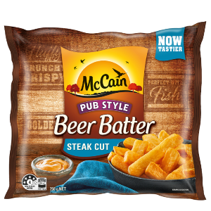 McCain Pub Style Beer Batter Steak Cut Chips 750g