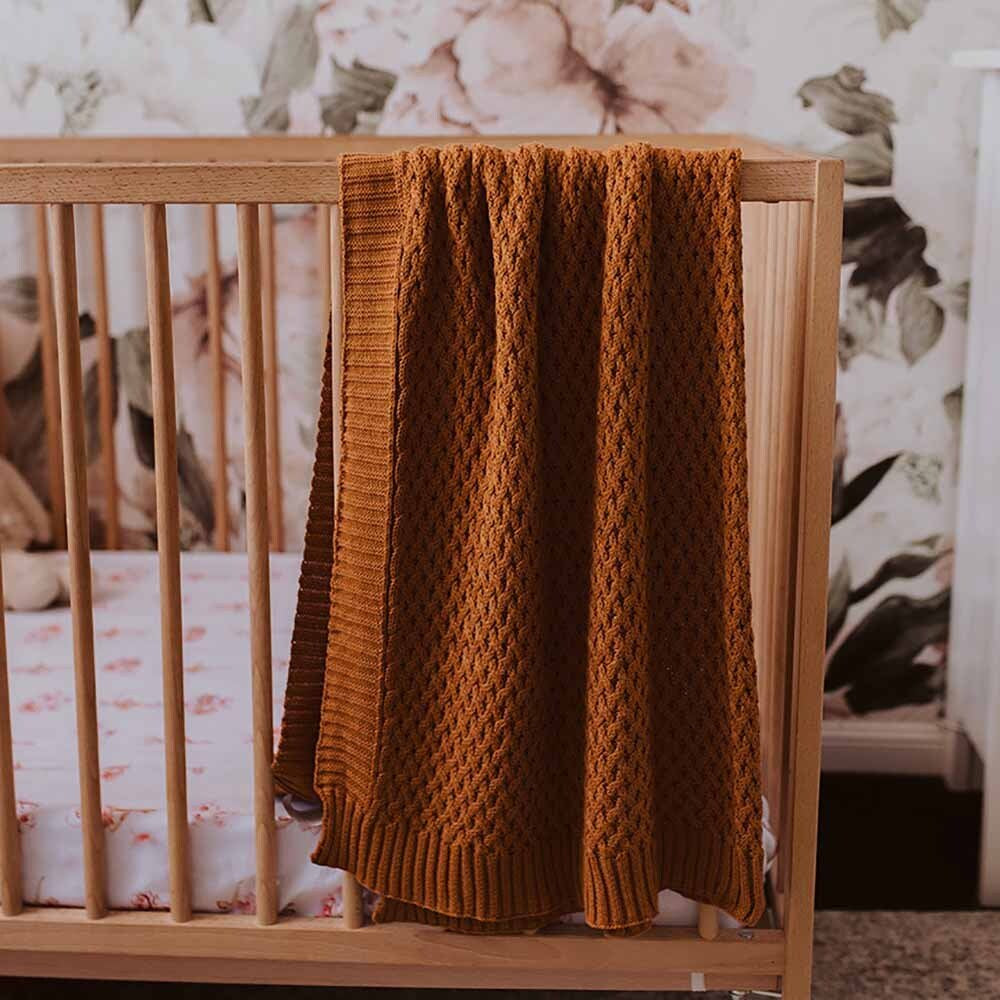 Bronze | Diamond Knit Blanket