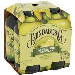 Bundaberg Lemon Lime & Bitters 375ml 4pk