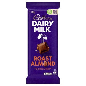 Cadbury Block Roast Almond Chocolate 180g