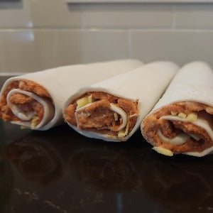 C&Co Bacon & Cheese Sausage Scroll Log Raw 3pk