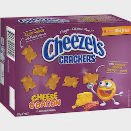 Cheezels Cheese & Bacon Crackers 135g