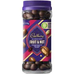 Cadbury Chocolate Coated Fruit & Nut 310g