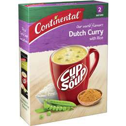 Continental Cup A Soup Dutch Curry With Rice 2pk