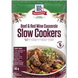 McCormicks Slow Cookers Beef & Red Wine 40g