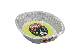 Foil Roasting Tray Oval Heavy Duty 45.5x36x9cm