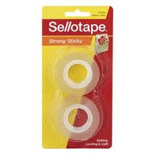 Sellotape Sticky Tape Refill 18mmx25m 2 pack