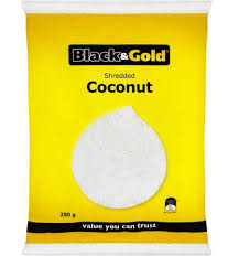 Black & Gold Shredded Coconut 250g