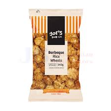 JC Nuts Joes Snacks Rice Wheels BBQ 140g