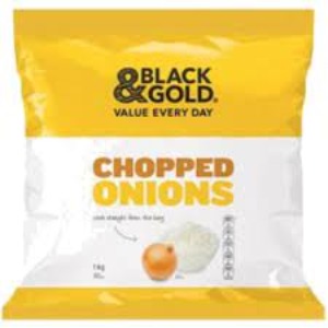 Black & Gold Frozen Onion 1kg