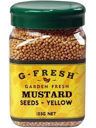 G-Fresh Mustard Seeds  (Yellow) 135g