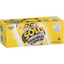 Solo Lemon Cans 375ml 10pk