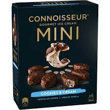 Connoisseur Mini Cookies & Cream Icecreams 6pk