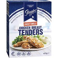 Steggles Chicken Breast Tenders Sweet Chilli  400g