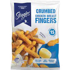 Steggles Chicken Breast Fingers Crumbed 1kg