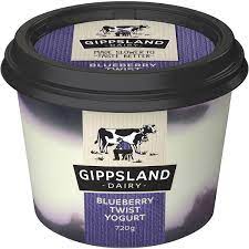 Gippsland Dairy Blueberry Yoghurt 700g