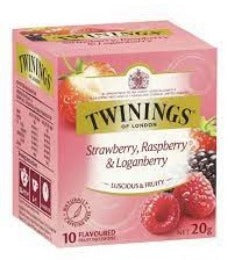 Twinings Tea Bags Strawberry Raspberry & Loganberry 10pk