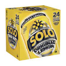 Schweppes Cans Solo Lemon 375ml 24pk