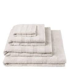 Designers Guild Coniston Range Set Face Cloth 30x30cm, Hand Towel 50x100cm & Bath Towel 70x130cm Birch