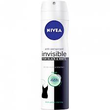 Nivea Men Black & White Invisible  Deodorant  250mL