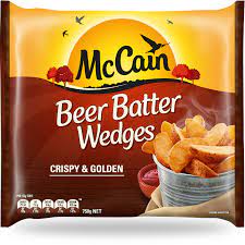 McCain Pub Style Beer Batter Wedges 750g