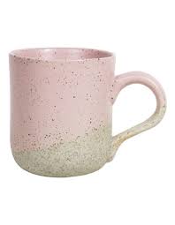 Robert Gordon Solace Pink Clay Mug With Reactive Glaze