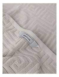 Heritage Grecian Hand Towel Silver