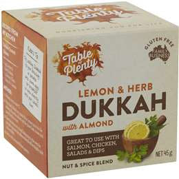 Table of Plenty Lemon & Herb Dukkah 45g