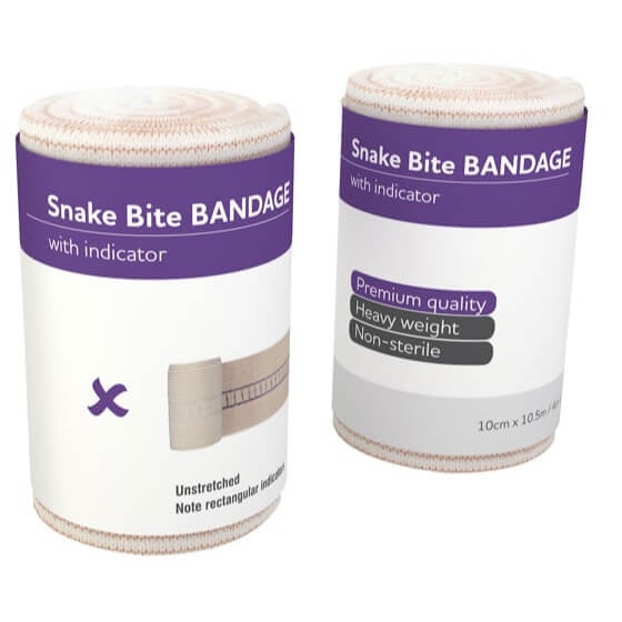 Aeroform Snake Bite bandage w/indicator 10cm x 10.5m