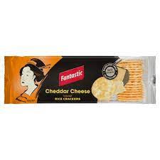 Fantastic Rice Crackers Cheddar Cheese 100g