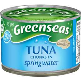 Greenseas Tuna Chunks In Springwater 425g