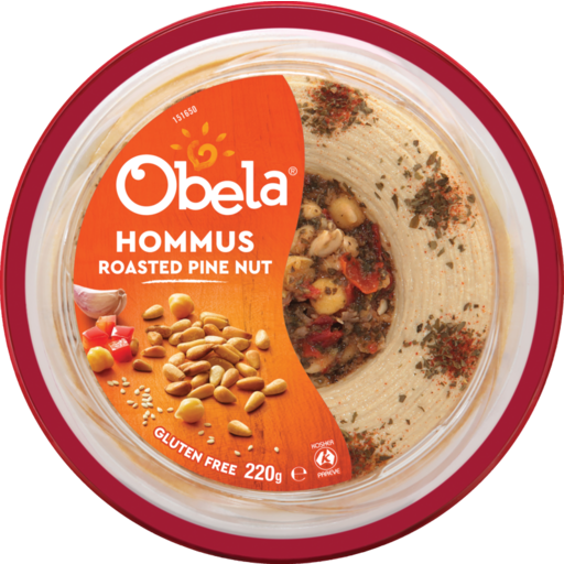 Obela Hommus Garnished With Roasted Pinenut 220g