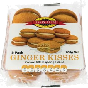 Jon Jon Ginger Kisses 200g