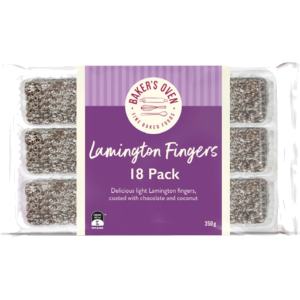 Bakers Oven Lamington Fingers 350g