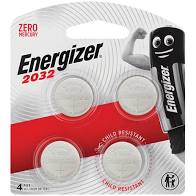 Energizer 3V 2032  Ultimate Lithium Batteries 4pk